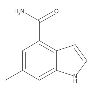 6(c)\Methyl(c)\1h(c)\indole(c)\4(c)\carboxamide结构式