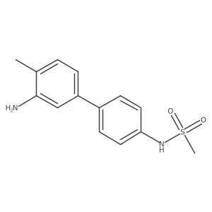 N-[4-(3-amino-4-methylphenyl)phenyl]methanesulfonamide Structure