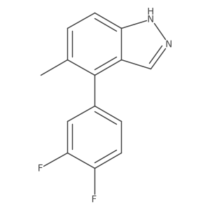 4-(3,4-difluorophenyl)-5-methyl-1H-indazole Structure