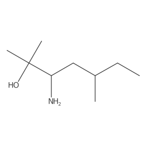 3-Amino-2,5-dimethylheptan-2-ol结构式