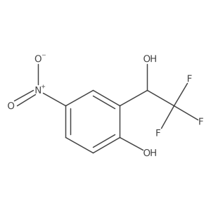 4-nitro-2-[(1S)-2,2,2-trifluoro-1-hydroxyethyl]phenol Structure