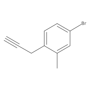 4-Bromo-2-methyl-1-(prop-2-yn-1-yl)benzene Structure