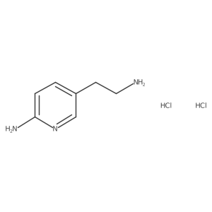 5-(2-Aminoethyl)-2-pyridinamine dihydrochloride结构式