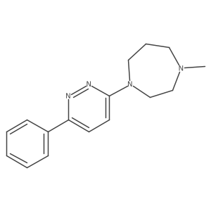 4-Methyl-1-(6-phenyl-3-pyridazinyl)-homopiperazine Structure