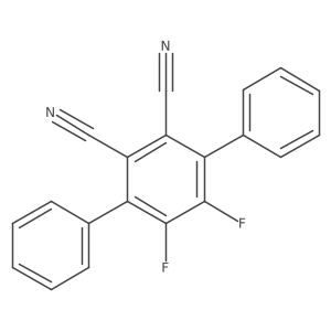 5',6'-Difluoro-[1,1':4',1''-terphenyl]-2',3'-dicarbonitrile结构式