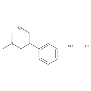 N',N'-dimethyl-2-phenylpropane-1,3-diamine;dihydrochloride结构式