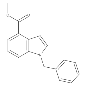methyl 1-benzyl-1H-indole-4-carboxylate Structure