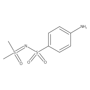 [(4-Aminobenzenesulfonyl)imino]dimethyl-lambda6-sulfanone结构式