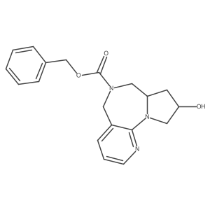 benzyl (4R,6R)-4-hydroxy-2,8,14-triazatricyclo[8.4.0.0,2,6]tetradeca-1(14),10,12-triene-8-carboxylate Structure
