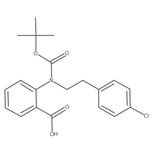 2-{[(Tert-butoxy)carbonyl][2-(4-chlorophenyl)ethyl]amino}benzoic acid Structure