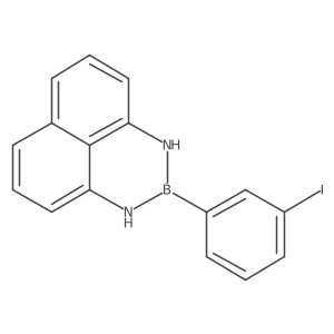 2-(3-Iodophenyl)-2,3-dihydro-1H-naphtho[1,8-de][1,3,2]diazaborinine结构式