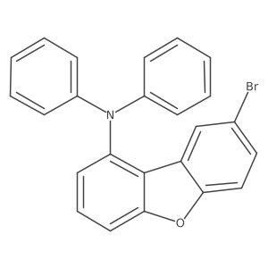 8-Bromo-N,N-diphenyldibenzo[b,d]furan-1-amine结构式