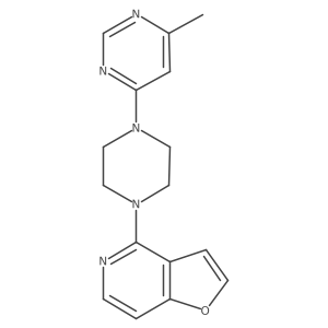 4-(4-{Furo[3,2-c]pyridin-4-yl}piperazin-1-yl)-6-methylpyrimidine Structure