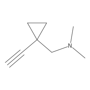 Cyclopropanemethanamine, 1-ethynyl-N,N-dimethyl-结构式