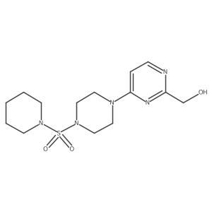 4-[4-(1-Piperidinylsulfonyl)-1-piperazinyl]-2-pyrimidinemethanol结构式