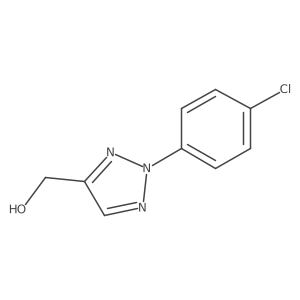 [2-(4-Chlorophenyl)triazol-4-yl]methanol Structure