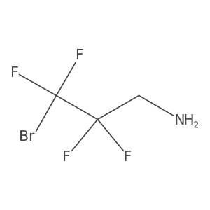 3-Bromo-2,2,3,3-tetrafluoropropylamine结构式