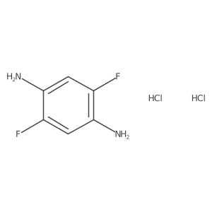 2,5-Difluorobenzene-1,4-diamine dihydrochloride Structure