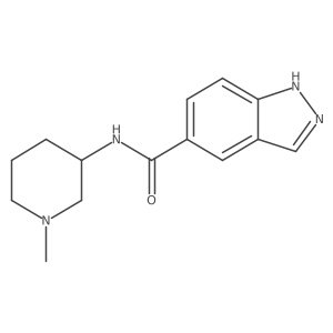 N-(1-methylpiperidin-3-yl)-1H-indazole-5-carboxamide Structure