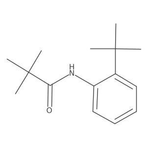 N-(2-tert-butylphenyl)-2,2-dimethylpropanamide结构式