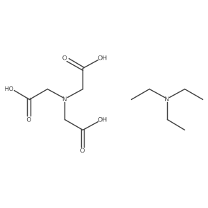 2-[bis(carboxymethyl)amino]acetic acid;N,N-diethylethanamine Structure