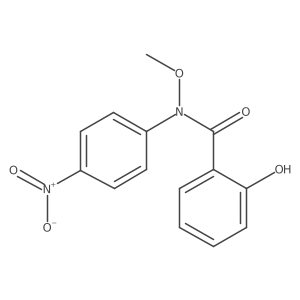 2-Hydroxy-N-methoxy-N-(4-nitrophenyl)benzamide Structure