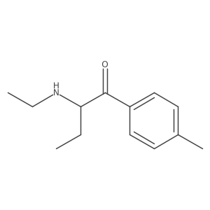 2-(Ethylamino)-1-(4-methylphenyl)butan-1-one Structure