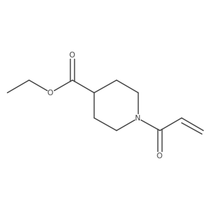 Isonipecotic acid, N-acryloyl-, ethyl ester结构式