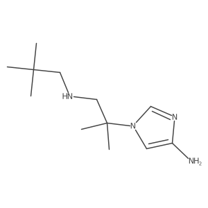 1H-Imidazole-1-ethanamine, 4-amino-N-(2,2-dimethylpropyl)-beta,beta-dimethyl-结构式