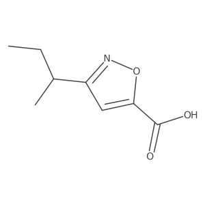 3-(Butan-2-yl)-1,2-oxazole-5-carboxylic acid Structure