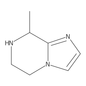 5,6,7,8-Tetrahydro-8-methyl-imidazo[1,2-a]pyrazine结构式