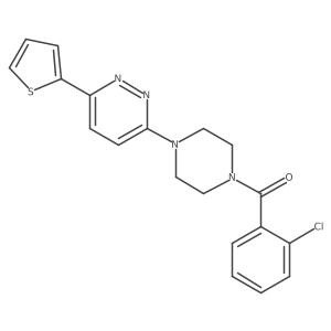 3-[4-(2-Chlorobenzoyl)piperazin-1-yl]-6-(thiophen-2-yl)pyridazine Structure