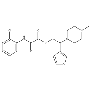 N1-(2-chlorophenyl)-N2-(2-(4-methylpiperazin-1-yl)-2-(thiophen-3-yl)ethyl)oxalamide Structure