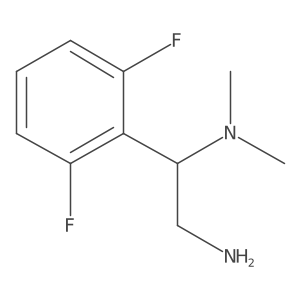 [2-Amino-1-(2,6-difluorophenyl)ethyl]dimethylamine Structure
