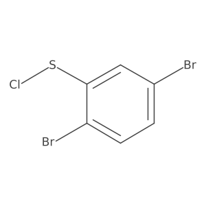 2,5-Dibromobenzenesulfenyl chloride结构式