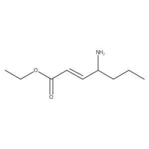 Ethyl (S,E)-4-aminohept-2-enoate Structure