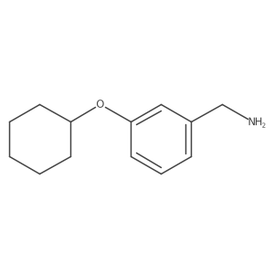 (3-(Cyclohexyloxy)phenyl)methanamine Structure