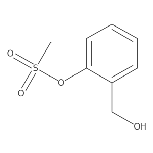 Methanesulfonic Acid 2-hydroxymethylphenyl Ester结构式