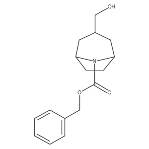 Benzyl exo-3-(hydroxymethyl)-8-azabicyclo[3.2.1]octane-8-carboxylate Structure