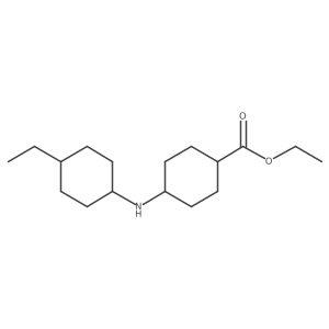 Ethyl 4-[(4-ethylcyclohexyl)amino]cyclohexanecarboxylate Structure