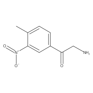 2-Amino-1-(4-methyl-3-nitrophenyl)ethan-1-one结构式