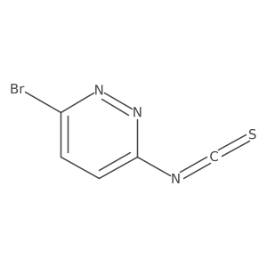 3-Bromo-6-isothiocyanatopyridazine Structure
