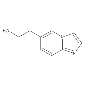 2-Imidazo[1,2-a]pyridin-6-ylethanamine结构式