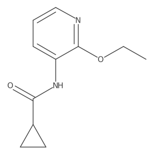 N-(2-ethoxypyridin-3-yl)cyclopropanecarboxamide Structure