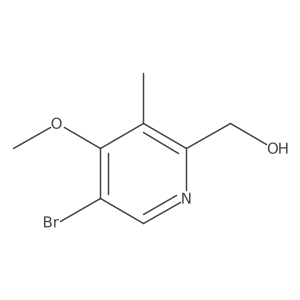 (5-Bromo-4-methoxy-3-methylpyridin-2-YL)methanol结构式