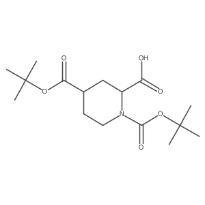 1,4-Di-boc-piperidine-2-carboxylic acid Structure