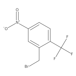 2-(Bromomethyl)-4-nitro-1-(trifluoromethyl)benzene Structure