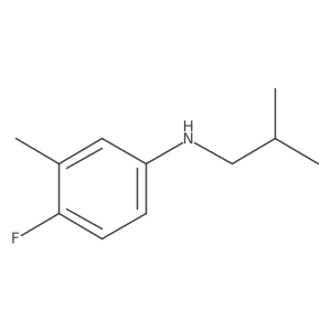 (4-Fluoro-3-methylphenyl)isobutylamine结构式