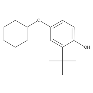 2-Tert-butyl-4-(cyclohexyloxy)phenol结构式