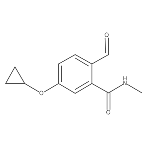 5-Cyclopropoxy-2-formyl-N-methylbenzamide Structure